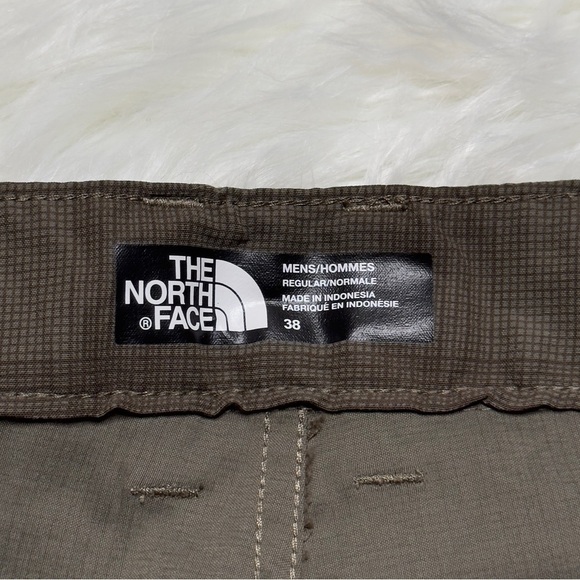 The North Face Quick Dry Plaid Shorts Brown 38 - Picture 3 of 5